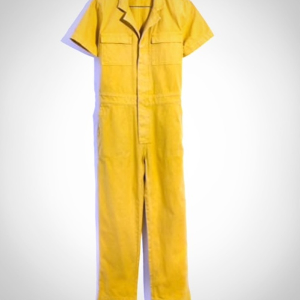 MADEWELL | Yellow Short Sleeved Boilersuit
